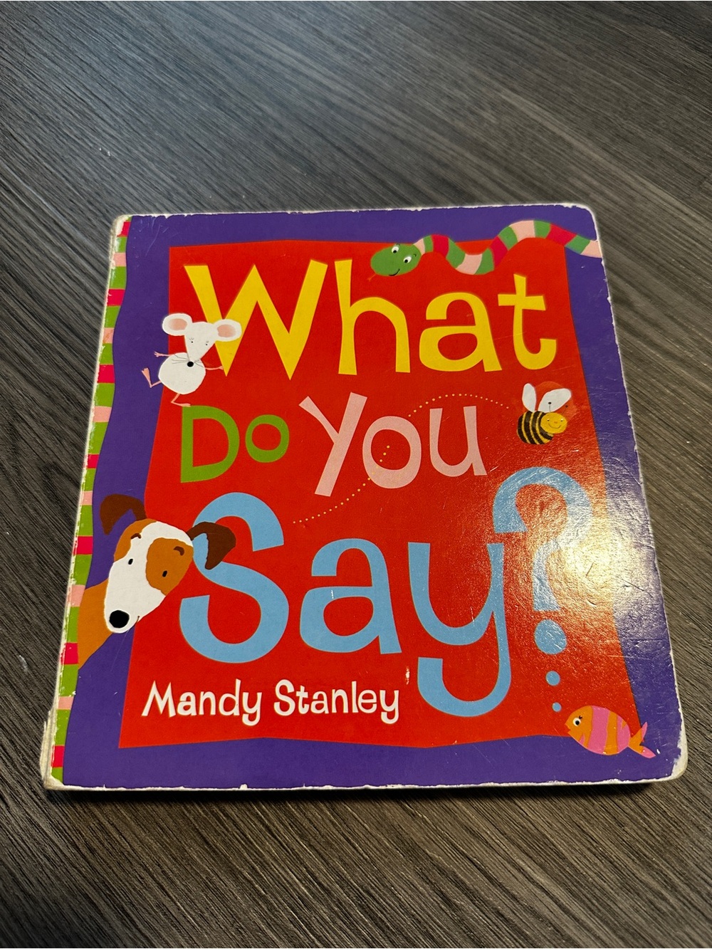 What Do You Say? Kids Board Book by Mandy Stanley